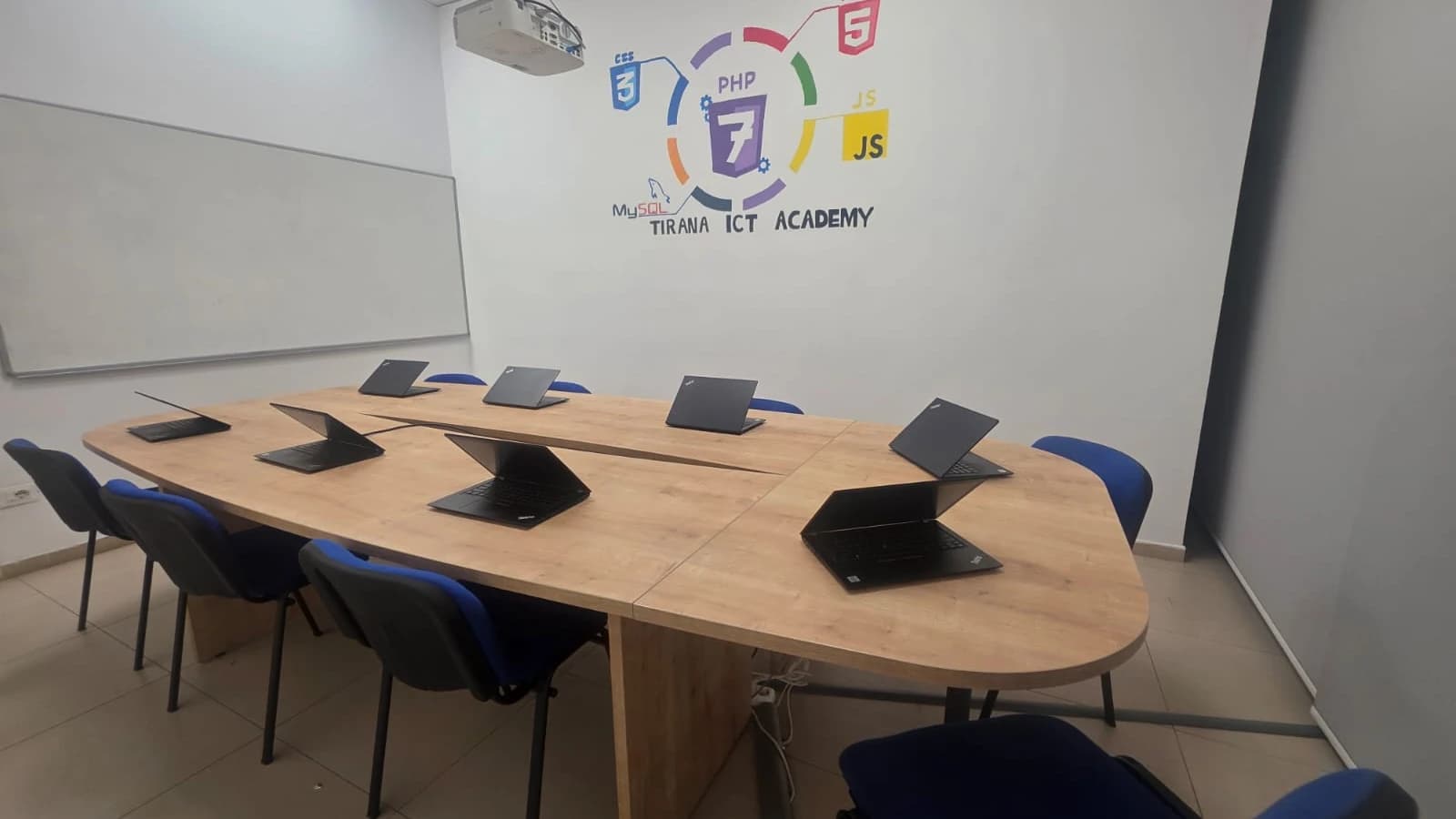 Tirana ICT Academy, Training & Certification Center, where we teach in Tirana